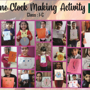 Clock Making Activity- Class I- Feb 18, 2021