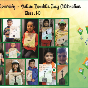 Republic Day Assembly By Class I & II- Jan 25, 2021