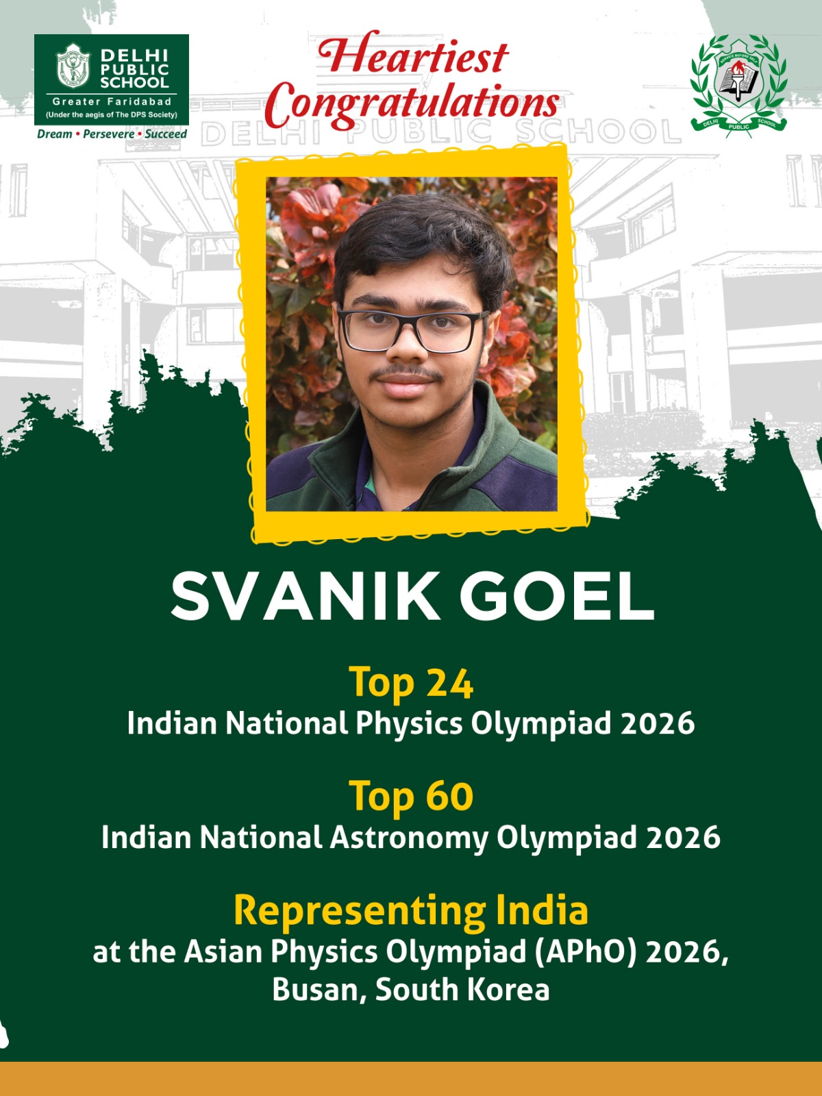Top 24 Indian Nation Physics Olympiad 2026