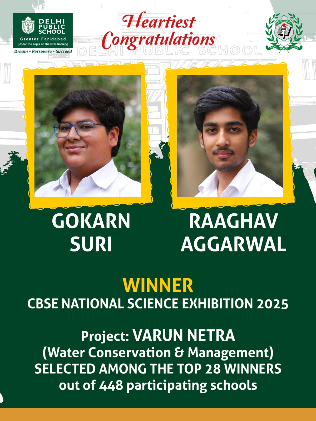 Winner CBSE National Science Exhibition 2025